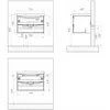 BelBagno BB700-LV-CER-N Керамическая раковина, 734x481x192, BB700-LV-CER-N