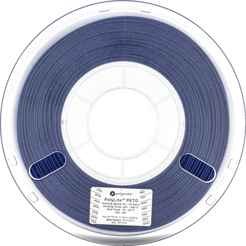 Пластик для 3D-принтера PolyMaker PolyLite PETG, 1.75 мм, 1 кг, Синий