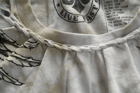 Affliction | Футболка женская FRET BABY AW20520 плетение спереди