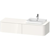 Duravit Happy D.2 Plus Тумба подвесная  354x1600x550мм 2 ящика, DX, цвет: белый глянцевый HP4934R2222