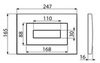 Alcaplast M472 Клавиша смыва для унитаза