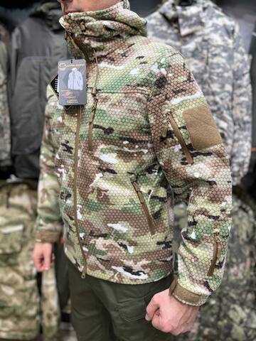 Кофта GONGTEX Hexagon Tactical Fleece Jacket Мультикам