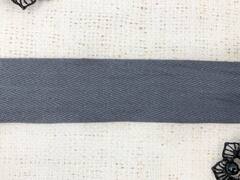 Лента киперная, хлопок, ш. 4 см, серый