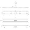 BelBagno BB-LD-LUCE-90-BIANCO Душевой лоток BelBagno LUCE 90 см, BB-LD-LUCE-90-BIANCO
