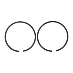 Кольцо поршневое UNITED PARTS d56мм, компл 2шт, для STIHL TS700/800 11150343013 (90-1139)