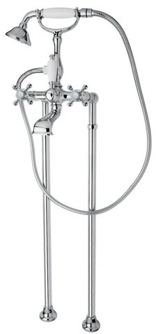 Cezares GOLF-VDP-02-M GOLF-VDP-02-M Напольный смеситель для ванны с ручным душем, цвет бронза