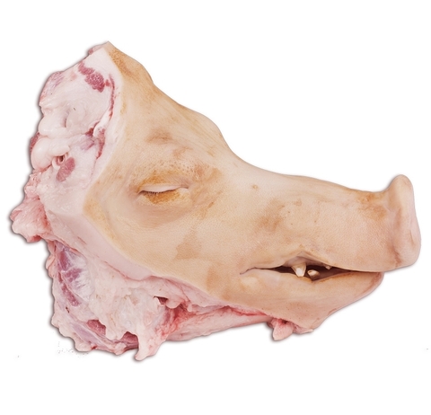 Голова свиная без ушей без языка