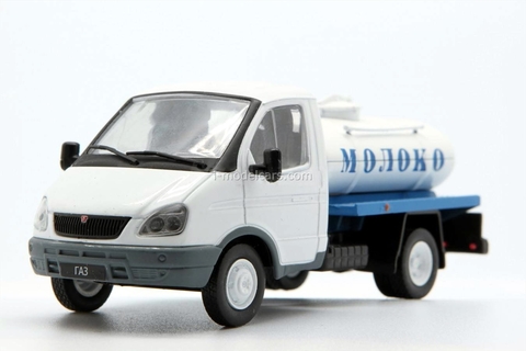 GAZ-3302 Gazelle Milk Delivery Russia 1:43 DeAgostini Service Vehicle #46