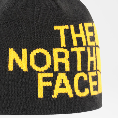 Картинка шапка The North Face reversible tnf banner beanie Tnf Black/Summit Gold - 3