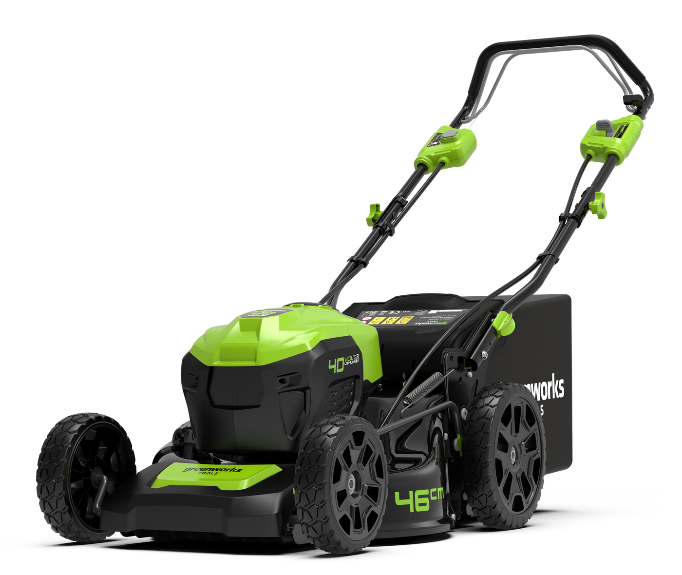 Аккумуляторная самоходная газонокосилка Greenworks GD40LM46SP, 2506807.40v,  46см, без АКБ и ЗУ (2506807) купить по выгодной цене в официальном магазине  Greenworks