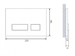 КНОПКА MOVI ХРОМ МАТОВЫЙ