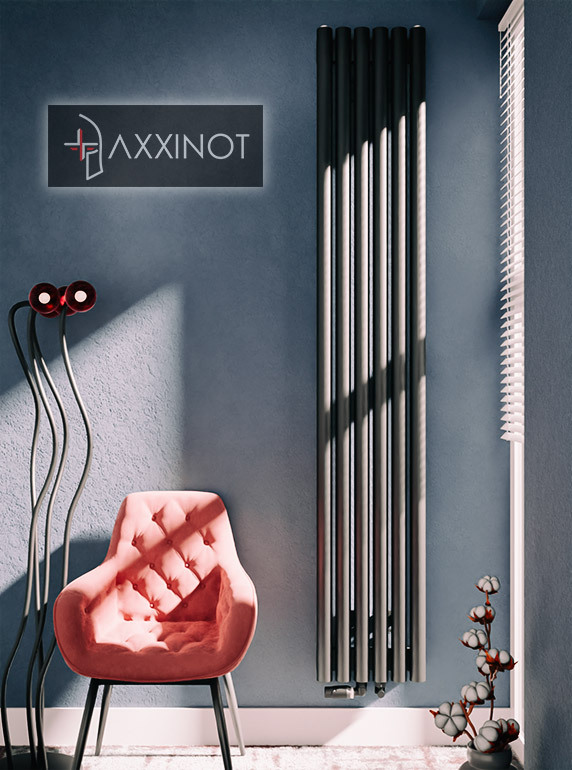Axxinot Mono V - вертикальный трубчатый радиатор высотой 500 мм – 345624077