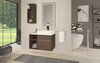 Cezares 55036 SPACE Шкафчик подвесной c двумя открытыми полками 55036 Frassino scuro, 30x45x50