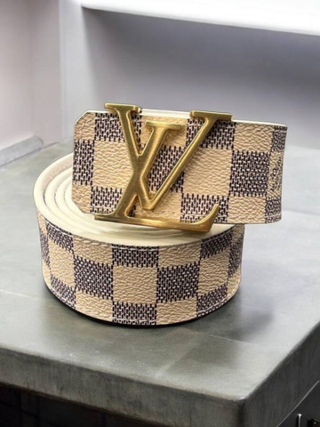 Ремень LV 421573whitegold