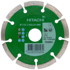 Диск алмазный универсальный HITACHI 115 мм 752801