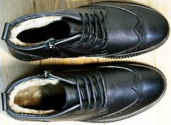 Ботинки мужские зимние кожаные классические Rifellini Rovigo C8208 Black
