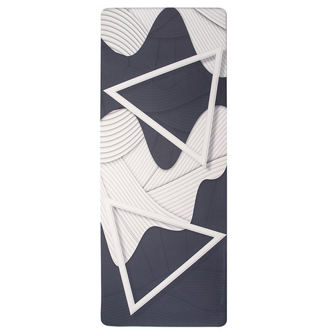 Каучуковый коврик для йоги Black&White 185*68*0,5 см нескользящий