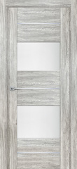 Дверь PSL-21 / Цвет Сан-ремо серый / белый сатинат / Двери PROFILO PORTE