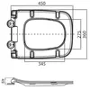 BelBagno BB3201SC Сиденье дюропласт, soft close, металлическое крепление