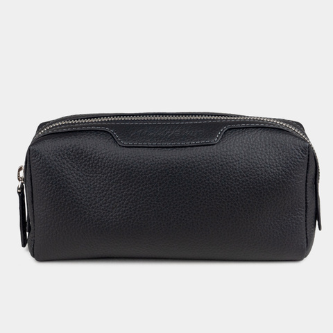 Несессер Tube из кожи теленка, черного цвета