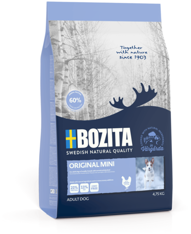 Bozita Original Mini 22/11 Сухой корм для взрослых собак мелких пород с нормальным уровнем активности