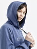 Флисовый Джемпер Craft Overhead Logo Hoody Gray-Blue женский