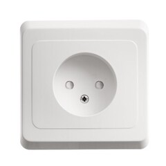 Розетка СП BLANCA 16А 250В без шторок с заземл. бел. SchE BLNRS001011