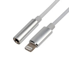 Адаптер Lightning - 3.5 mm Headphone Jack Adapter, 0.1 м, Rexant, 18-0175