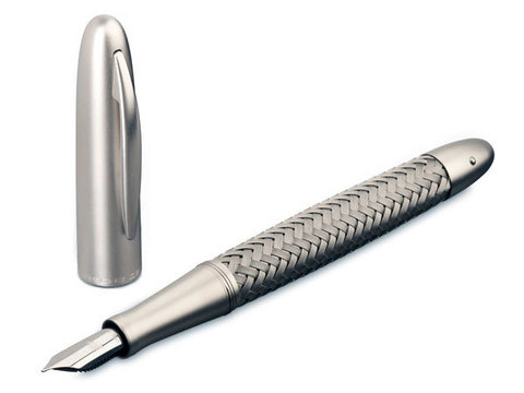 Ручка перьевая Pelikan Porsche Design Tec Flex P3110 Stainless Steel (PD988915)