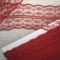 Кружево Бордовое Ширина 4,5см