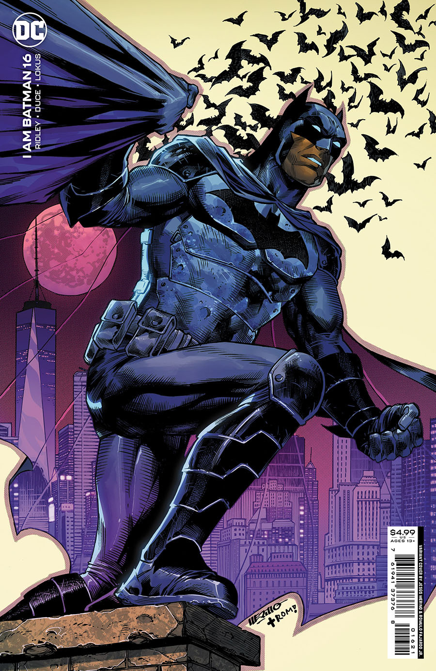 Ридли Бэтмен. DC by Cully Hamner.