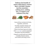 Мультивитамины для мужчин, Nature's Answer Men’s 100 Multivitamin, 60 вег капсул 5