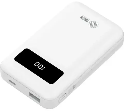 Мобильный аккумулятор Cactus CS-PBFSNT-10000 10000mAh 3A белый
