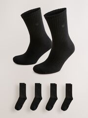 Носки спортивные для мальчика Next 405-138, 4 шт., Черный