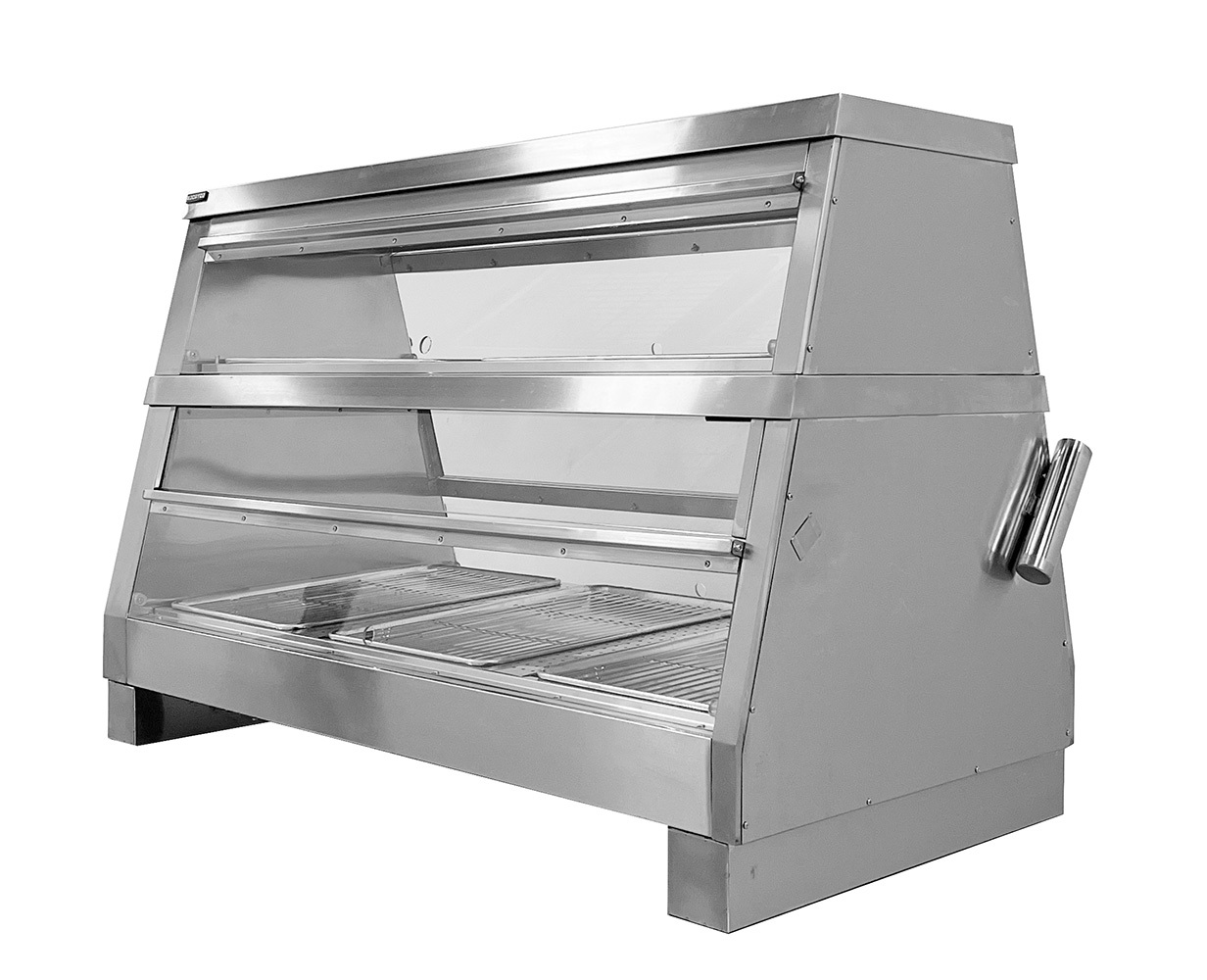 Витрина тепловая Kocateq DH 150EW ECO передаточная, двухъярусная, с подсветкой