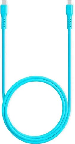 Кабель TTEC USB-C - USB-C 60W PD/QC Fast Charging/Data Cable, неоновый синий