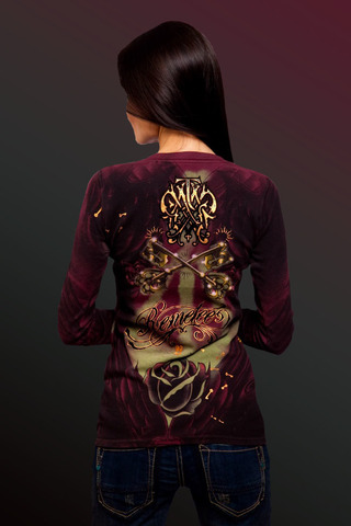 Remetee | Пуловер женский RM3034 от Affliction спина