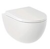 Kludi RESA D 24WCSET43 подвесной безободковый унитаз с сиденьем, белый