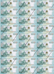 Вафельная картинка 1000р, 6.5*3 см