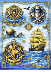 291 Пленочный трансфер для декупажа формат А4, ProArt