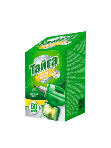 69-8-226 Комплект от комаров фумигатор, жидкость 60 ночей Тайга