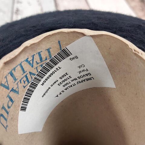 Вспушенный хлопок LANIFICIO DELL OLIVO / DAVOS 750 черный