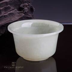 Чашка для чая (гайвань). Буромский нефрит.