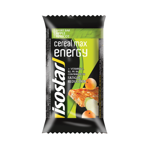 Энергетический батончик Isostar Cereal Max Energy яблоко-абрикос 55g