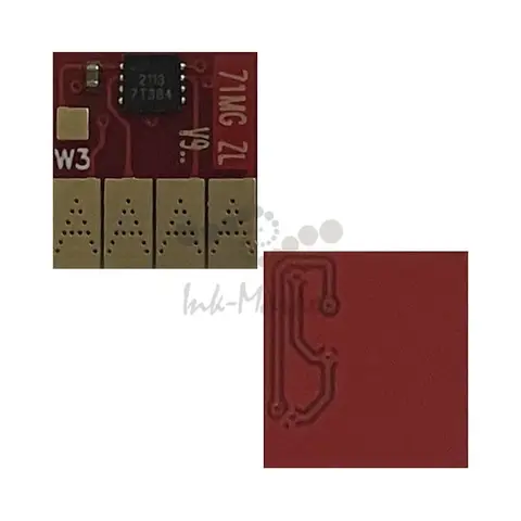 Чип для картриджей (ПЗК/ДЗК) HP 72 C9372A Magenta для DesignJet T790, T795, T610, T2300, T770, T1300, T1200, T1120, T620, T1100, пурпурный