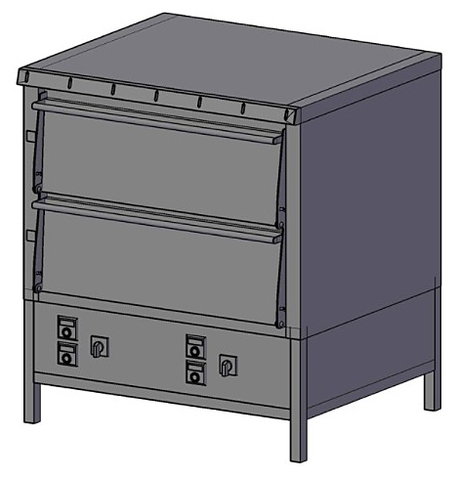 Печь хлебопекарная ЦМИ ХПЭЦ-2