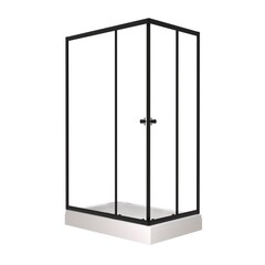 Душевое Ограждение Triton Вента-Блэк 120*90