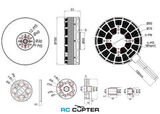 T-Motor MN1315 KV100 (40", 14S, 50 кг)
