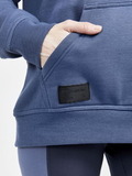 Флисовый Джемпер Craft Overhead Logo Hoody Gray-Blue женский