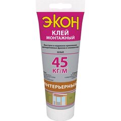 Клей монтажный универсальный акриловый Экон Интерьерный 200 г